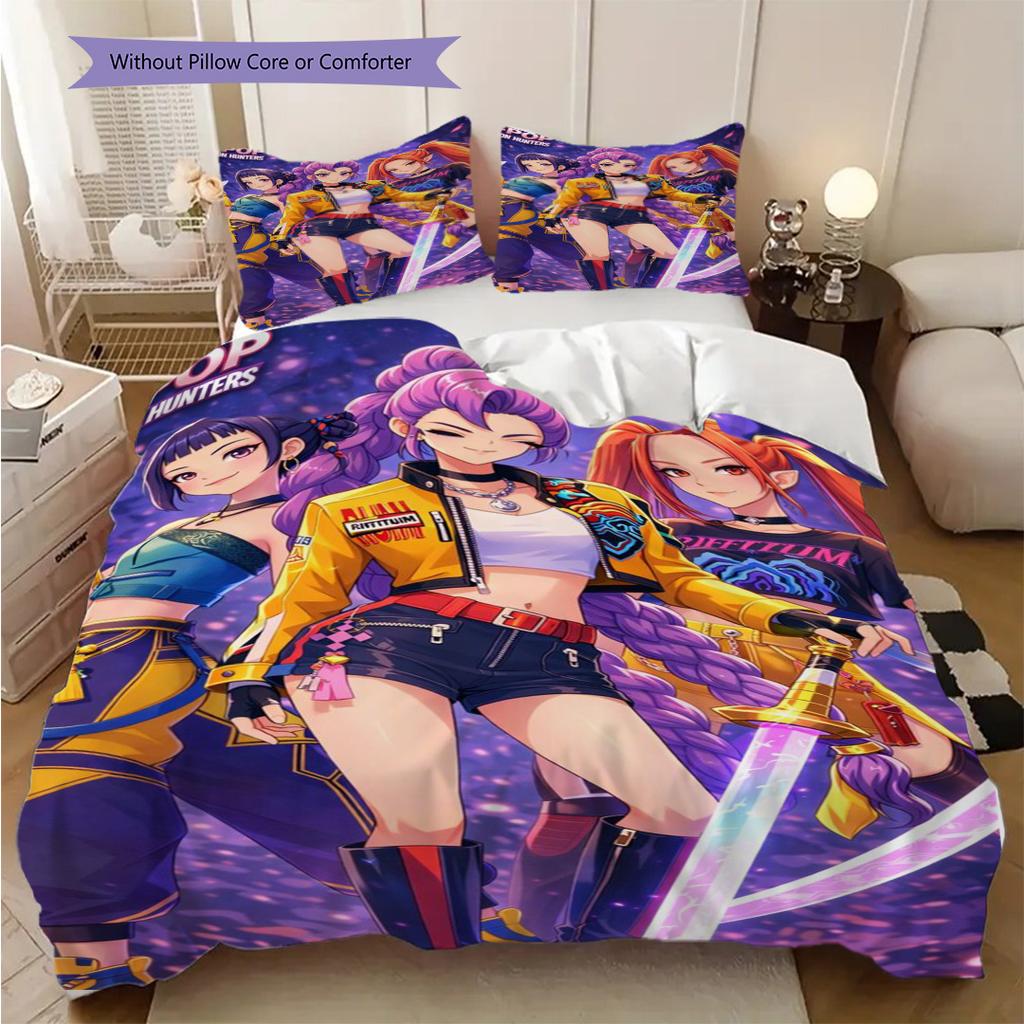 Fantasy Art Set Threepiece Set 1 Duvet Cover 2 Pillowcase Without Core Duvet Cover And Pillowcase Bedding Set Christmas Birthday Gift