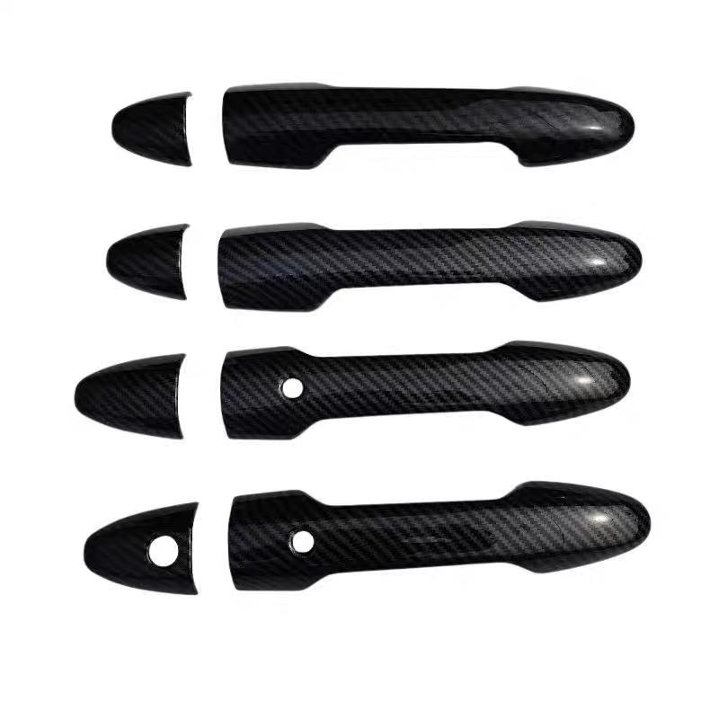 For Honda Freed GB5 GB6 GB7 GB8 2016 2017 Accessories Car ABS Carbon Black Door Handles Cover Auto Stickers Trim Styling