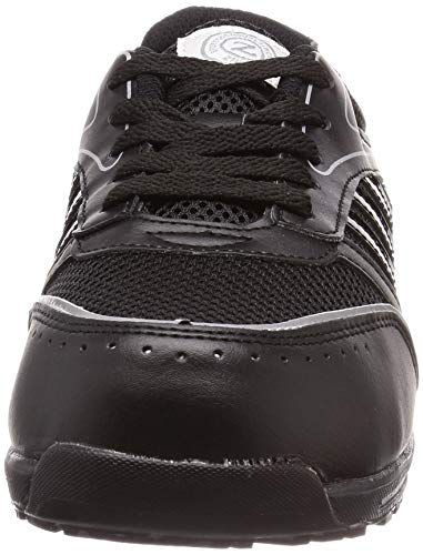 Co-cos Nobuoka Men's Ziproa Safety Work Shoes, Multi-functional, Slip-Resistant, Lightweight, Black, Size 30cm