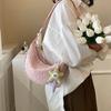 New Sweet and Cute Canvas Bag Trendy Simple Dumpling Bag Student Bag Versatile Bag