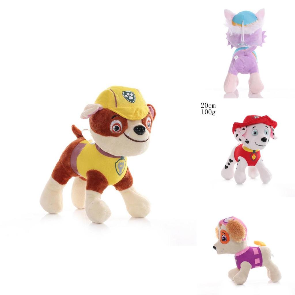 Adorable 20cm Paw Patrol Dog Plush Toy Stuffed Puppy Doll For Kids Gift Collection