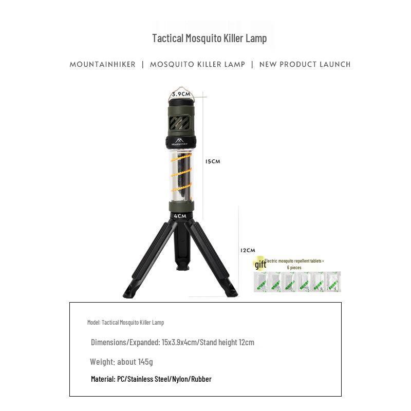 Mountain Tactical Mosquito Killer & Multi-Functional Camping Light