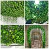 12 Lvy Pack Garland Rattan Fake Flower Home Living Room Ceiling Decoration