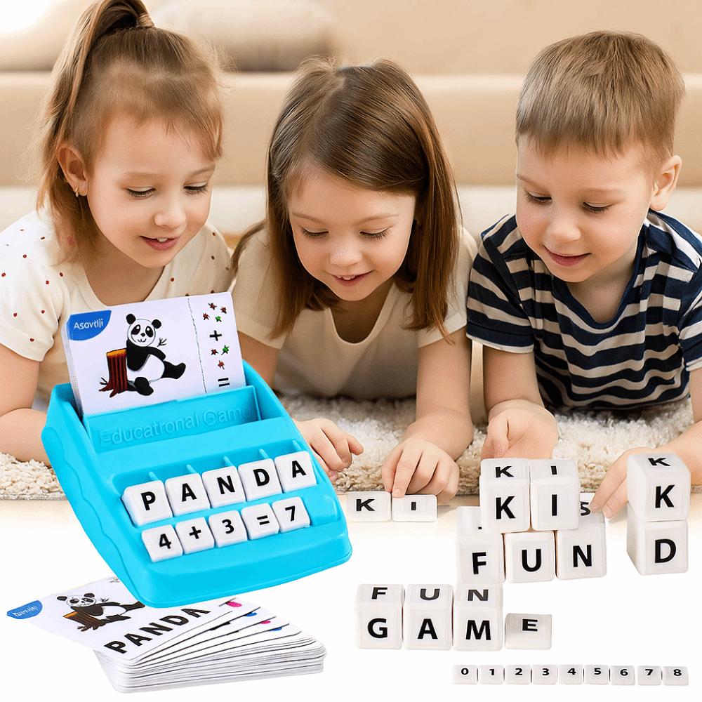 Alphabets Number Number Cognition Early Math Game Paper Sight Words Spelling Game  Children'S Gift