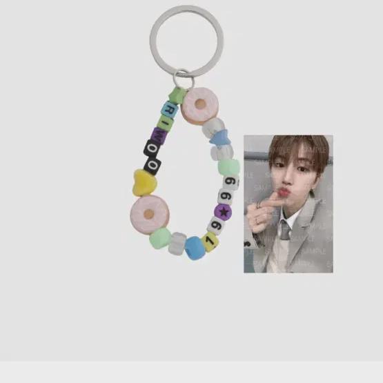 

Брелок для ключей Boynextdoor Riwoo с фотокарточкой