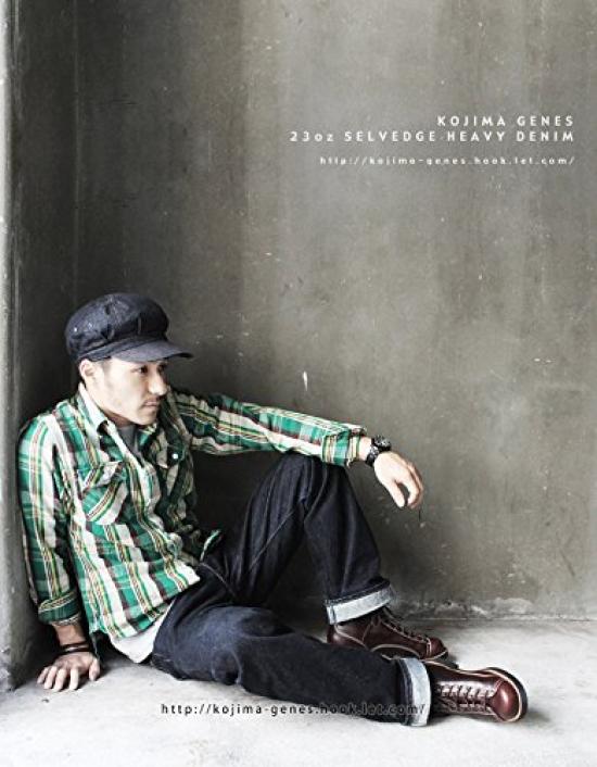 KOJIMA GENES 23oz Selvedge Heavy Straight Denim Size 40 Bottoms, Men's,