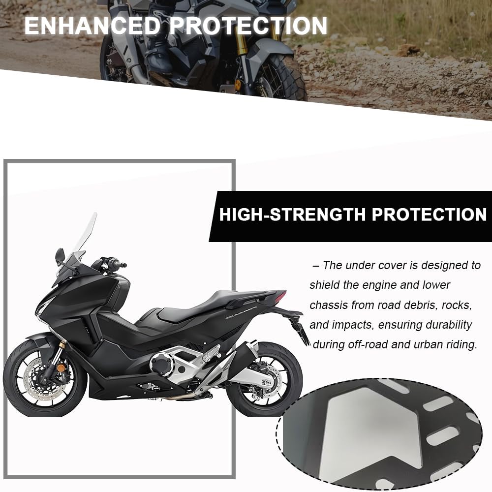 Adventure Scooter Motorcycle 2024 2023 for NC750X NC 750X XADV750 X-ADV 750 Skid Plate Bash Frame Guard Accessories 2014 2017-2020 2021 2019 2018