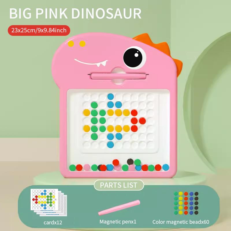 Children'S Magnetic Pen Drawing Board Puzzle Magnetic Magnet Stone Bead Focus Training Coordination Exercise Toy
