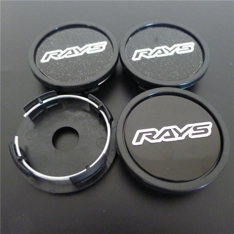 4 Stück 58mm Felgendeckel Nabe für Volk Rays Racing VR 52mm Felgen Abdeckung Logo Emblem Abzeichen Auto Styling Zubehör