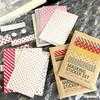 27PC Mix Retro Polka Dot Ins Hand Account Sticker Card Packaging Hand Account Splicing Diy Decorative Korean Material Paper Gift