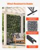 Metal Privacy Screen 47" X 76" Outdoor Privacy Screens & Panels Black
