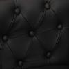 Armchair Black Genuine Leather