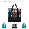 Double-Layer Insulated Beach Tote with Wet/Dry Separation & Crossbody Strap