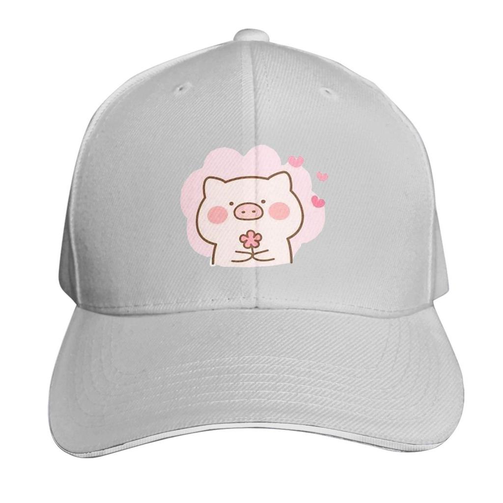 Lots Of Little Hearts Pig Emoticon Cap Fashion Casual Baseball Caps Adjustable Hat Hip Hop Summer Unisex Baseball Hats