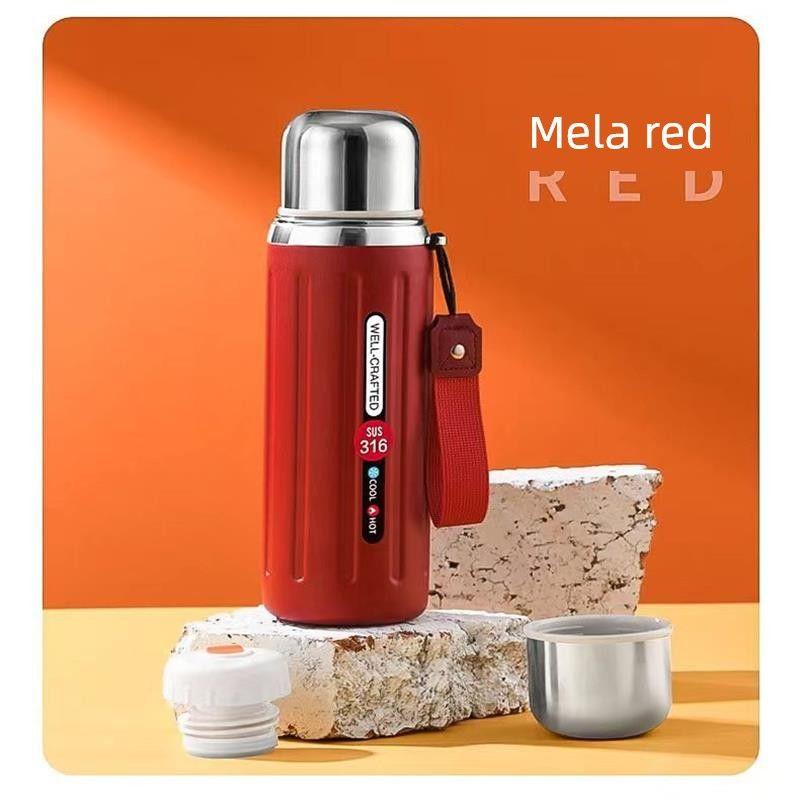 Good-looking Large Capacity Vacuum Cup 316 Stainless Steel Food Grade Water Cup Sports Kettle Portable Men and Women Car
