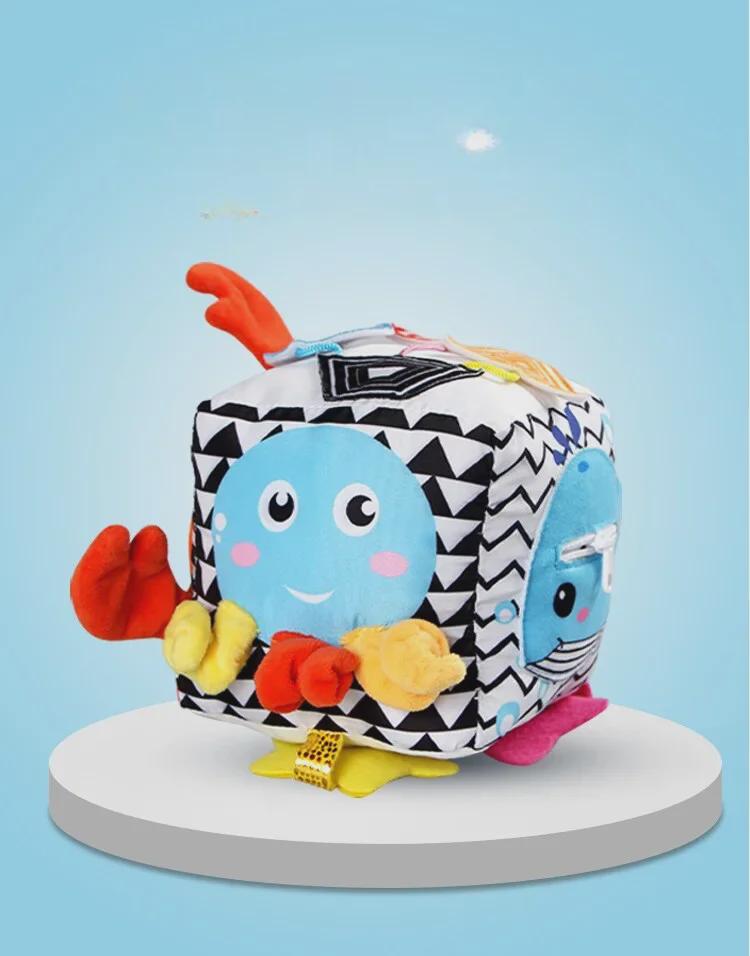 Crab Cube Infant Teaching Toy: Early Education & Dressing Aid Dice