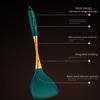 Silicone Kitchen Utensil Non-Stick Heat-Resistant Spatula Ladle for Cooking Baking Food-Grade Dishwasher Safe Cooking Tool with Hanging Hole