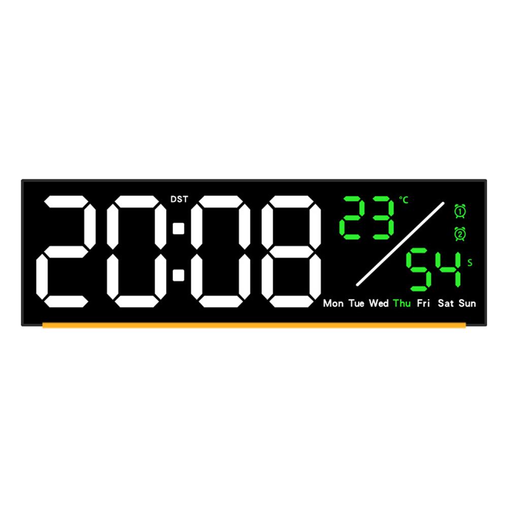 Digital LED Clock With Time Date Temperature Alarm Timers Stopwatch 12/24H DST LED Countdown Table  Clock