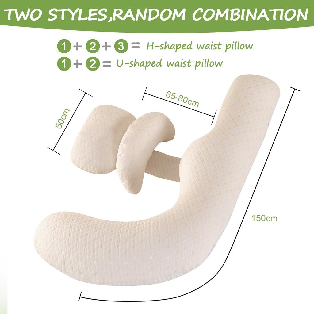 Large Body Pillow, Breathable Full Body Pillow for Side Sleeper Long Bed Pillow