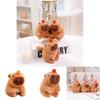 Adorable Capybara Plush Toy With Wiggling Tail And Soft Short Plush Material Perfect Gift For Girls