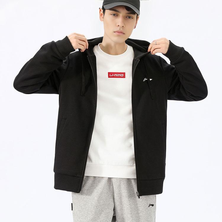 Li-Ning SS23 Hooded Loose Windbreaker Knit Jacket Unisex Jackets AWDT611-1