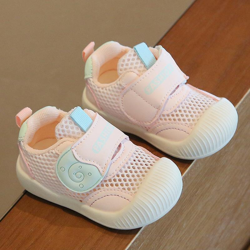 Baby Walking Shoes Soft Sole Cute Boys Girls Casual Shoes Mesh Breathable 2025 New Toddler Sports Shoes First Walkers Non-slip
