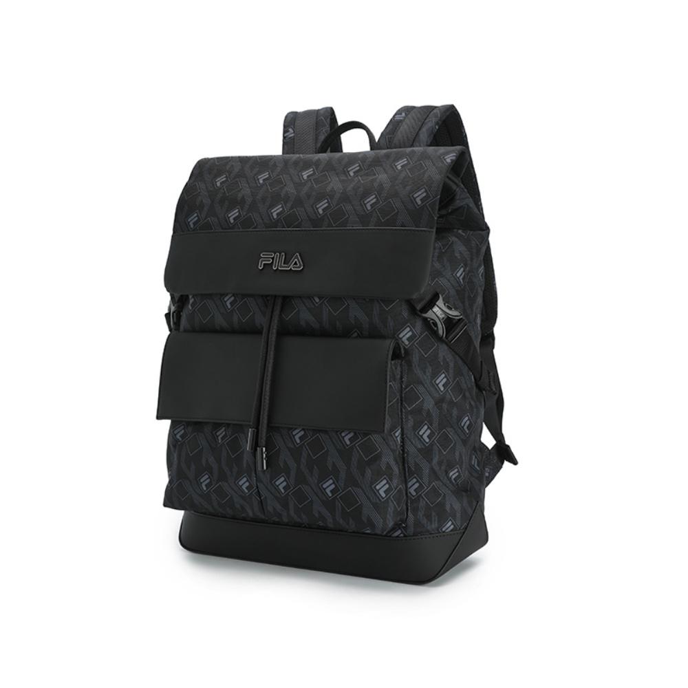 New FILA HERITAGE Fabric Backpack Men's Black F13M548106FZA