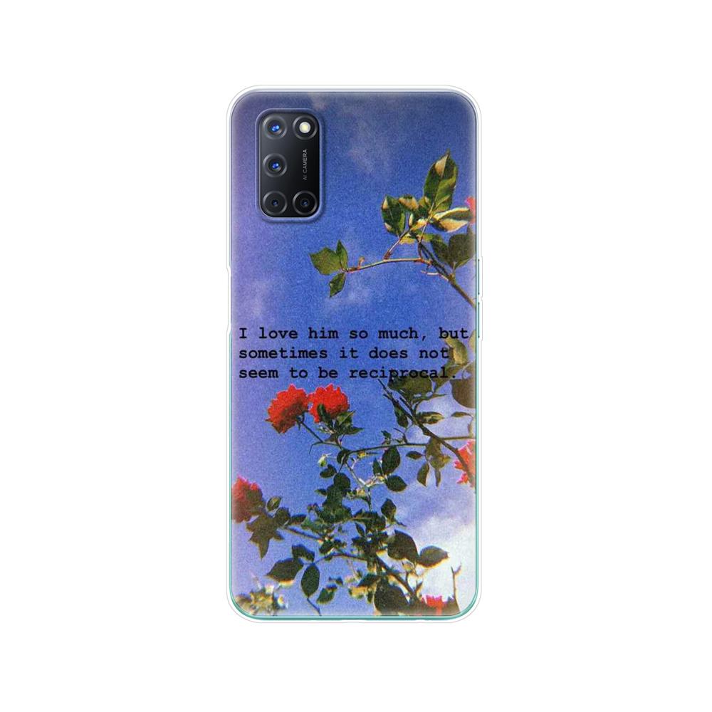 For OPPO A52 Case A92 A72 Case 6.5" Silicon Soft TPU Back Phone Cover For OPPO A 52 72 92 Case OPPOA92 OPPOA72 OPPOA52 Case Bag