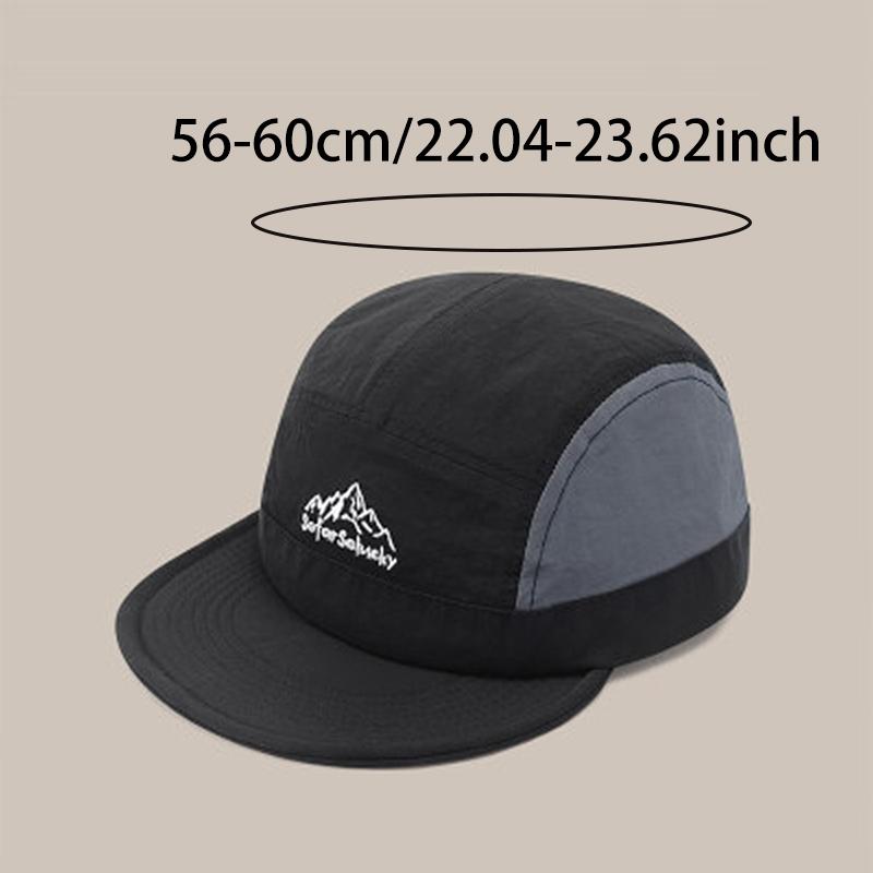 1Pcs Outdoor Sports Color-Blocked Baseball Cap, Fashionable Outdoor Hiking Hat, Street Casual Hat, Unisex Adjustable Sun Hat