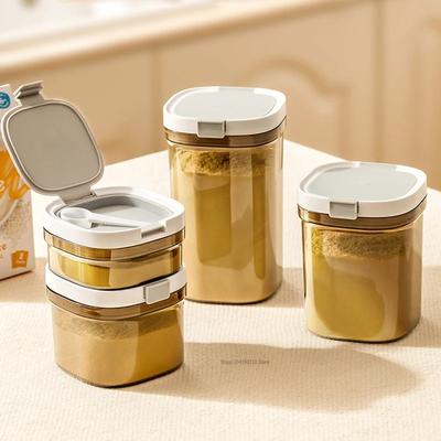 Luftdichter Lebensmittelbehälter mit Schaufel, 800/1300/1800ml Küchenglas für Mehl, Zucker, Kaffee, BPA-frei, stapelbar, leicht zu reinigen