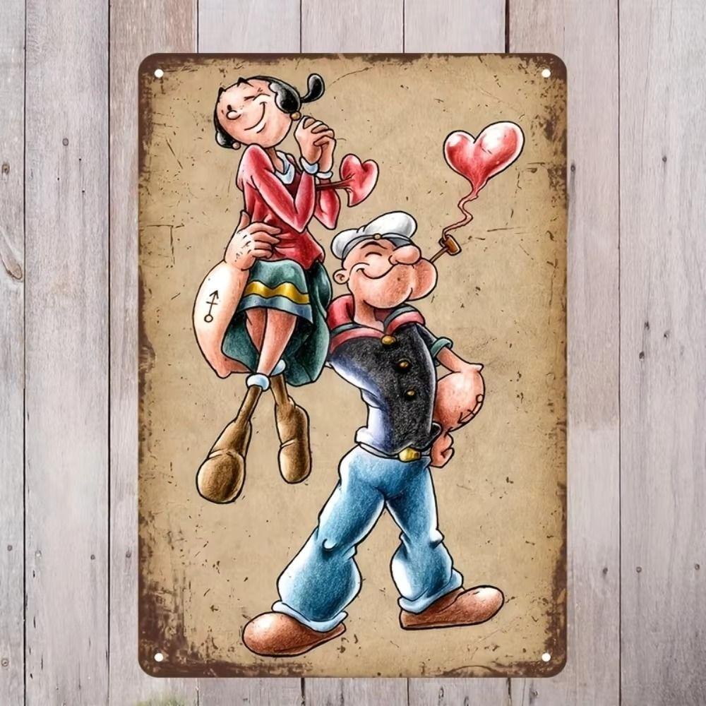 

Vintage Metal Sign Wall Art 20x30cm Retro Tin Plate Home Decor