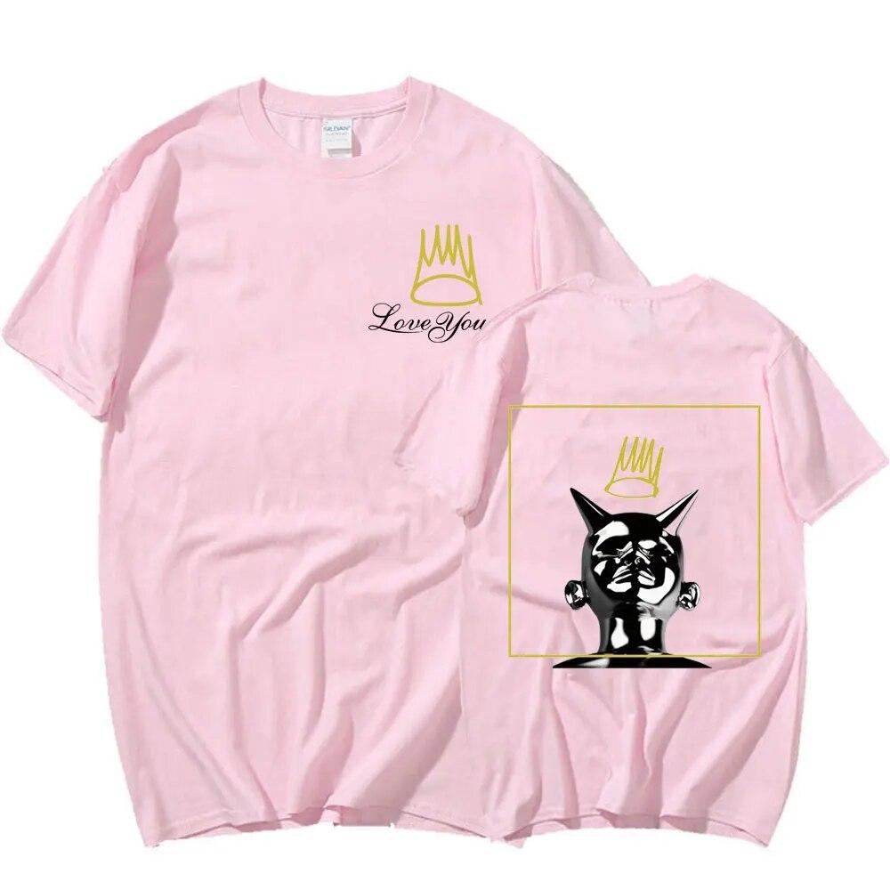 Rapper J Cole 2014 born sinner 2 Tričko Love Yourz Potisk písmen Unisex dámské harajuku oblečení Oversized tričko pánské topy