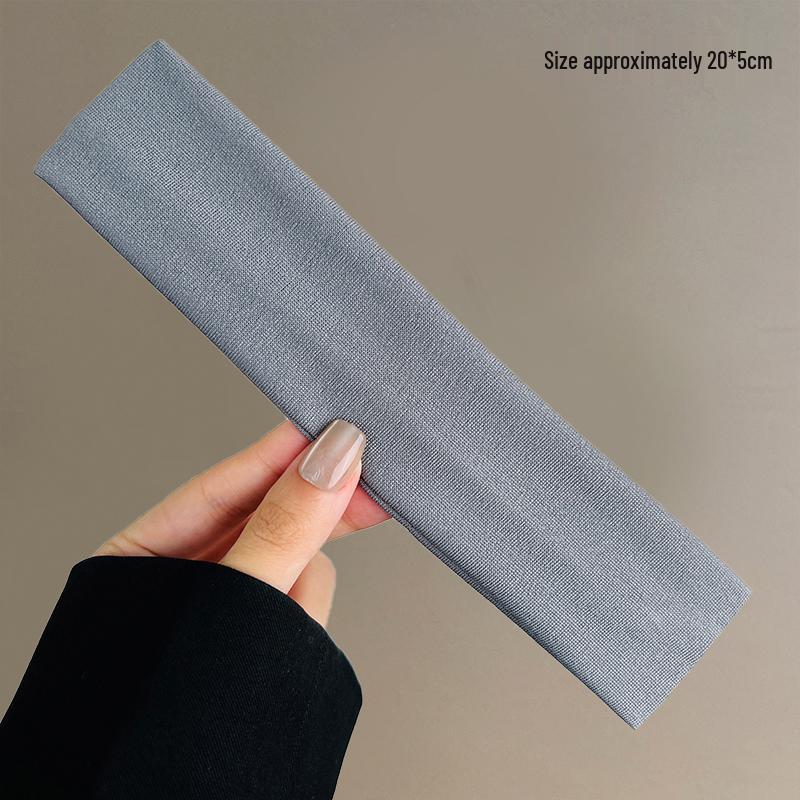 Unisex Sweat-Absorbing Yoga Headband for Sports, Fitness, and Face Washing