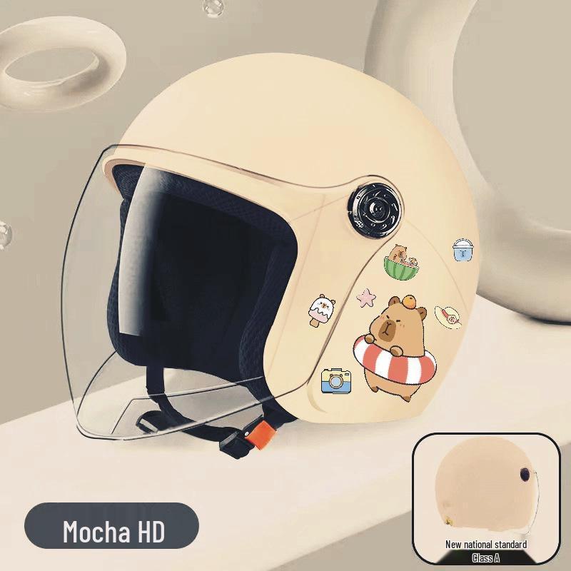 

Certified Women s Winter Helmet with Cute Capybara Design