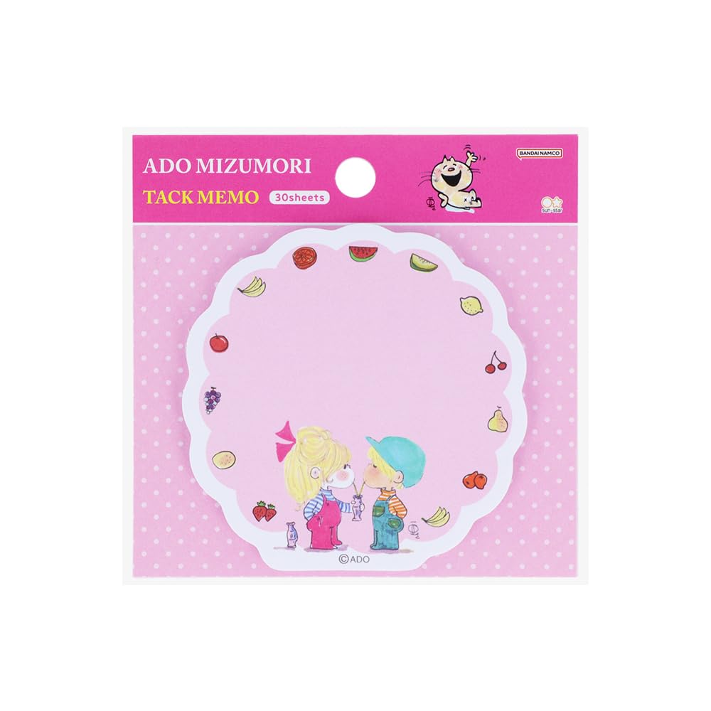

Stationery Ado Mizumori Sticky S2847043 Sun-Star Notes, Die-Cut Fruit,