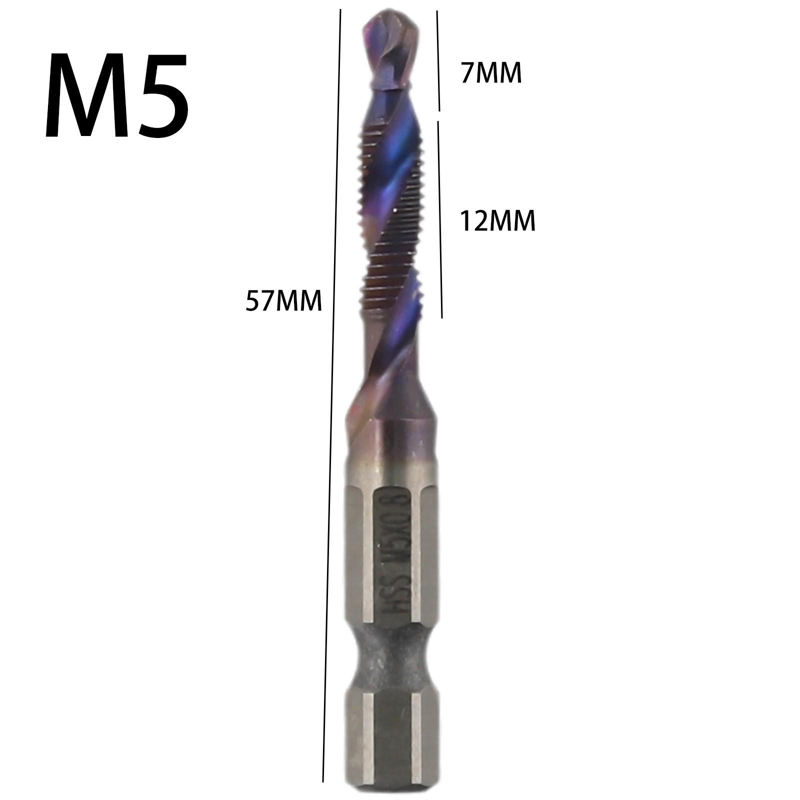 

Сверло-метчик с шестигранным хвостовиком 1/4 для быстрого сверления и нарезания резьбы