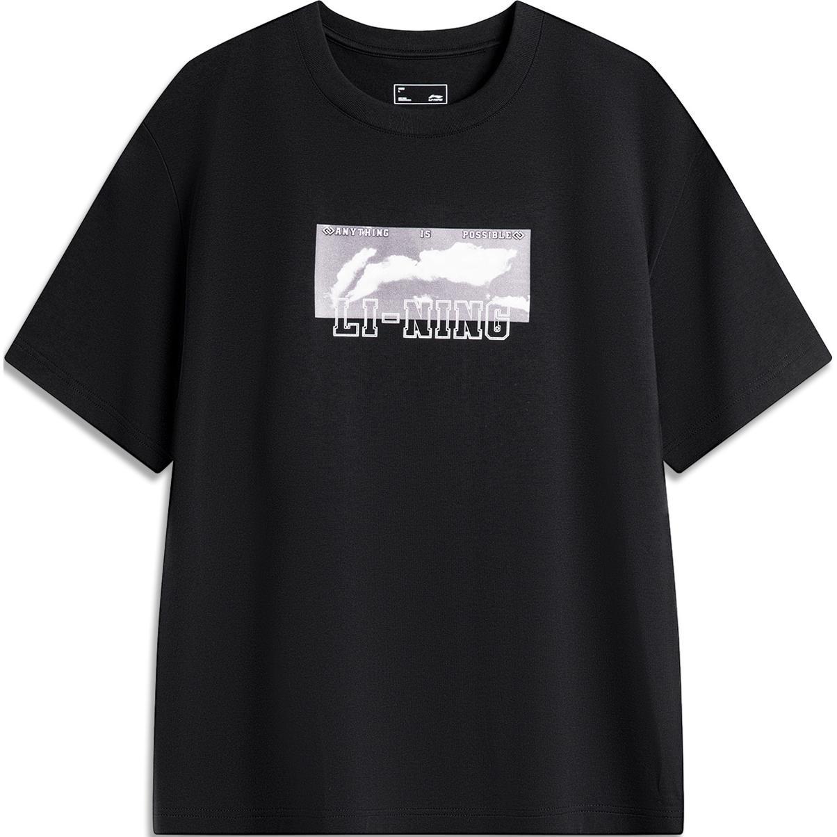 Li-Ning Anything Is Possible Graphic T-shirt  Black  Men s AHSU555-3 L