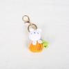 Fruit Rabbit Keychain Plush - Cute Watermelon, Lemon, Carrot, Pear & Strawberry Charms for Kids' Bags