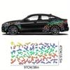 Creative Car Sticker Fancy Design Vinyl Sticker Car Body DecorationMulti-color-For Cars, Trucks, Walls, Laptops, Windows