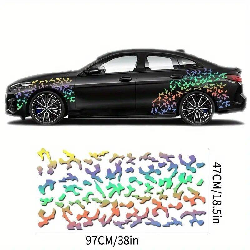 Creative Car Sticker Fancy Design Vinyl Sticker Car Body DecorationMulti-color-For Cars, Trucks, Walls, Laptops, Windows