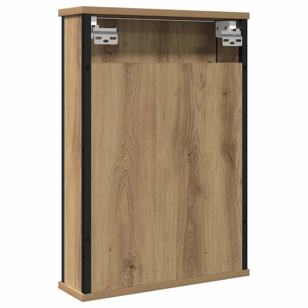 Bathroom Mirror Cabinet Artisan Oak 42 X 12 X 60 Cm Particleboard