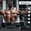 Durable And Safe Leather Fitness Weight Lifting Belt For Women&Men With Padded Lumbar Support For Power Lifting Workout & Squats Exercise