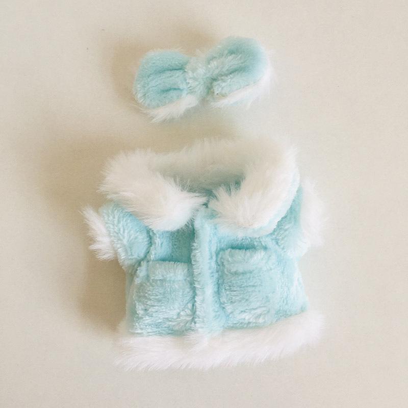 בגדי בובת קטיפה ויניל חמודה 17 ס"מ קופסה עיוורת - תליון LaBuBu שמלת אביזרים