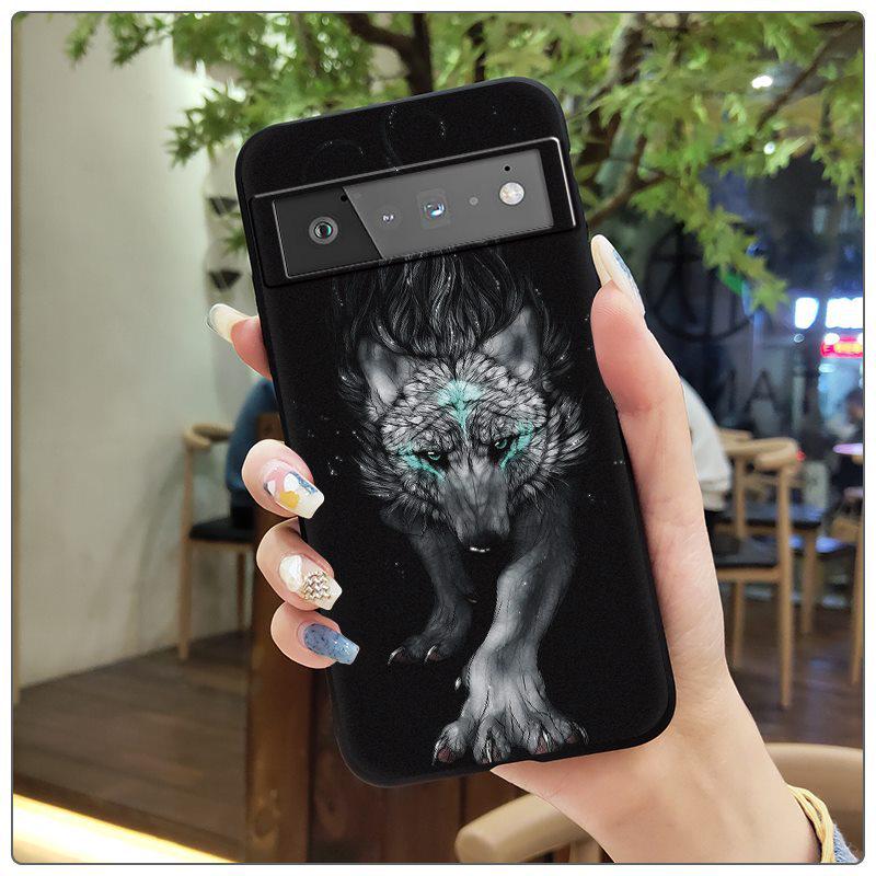 

Трендовый красный мультяшный силиконовый чехол для телефона для Google - Женский роскошный мягкий пылезащитный чехол Pixel 6A