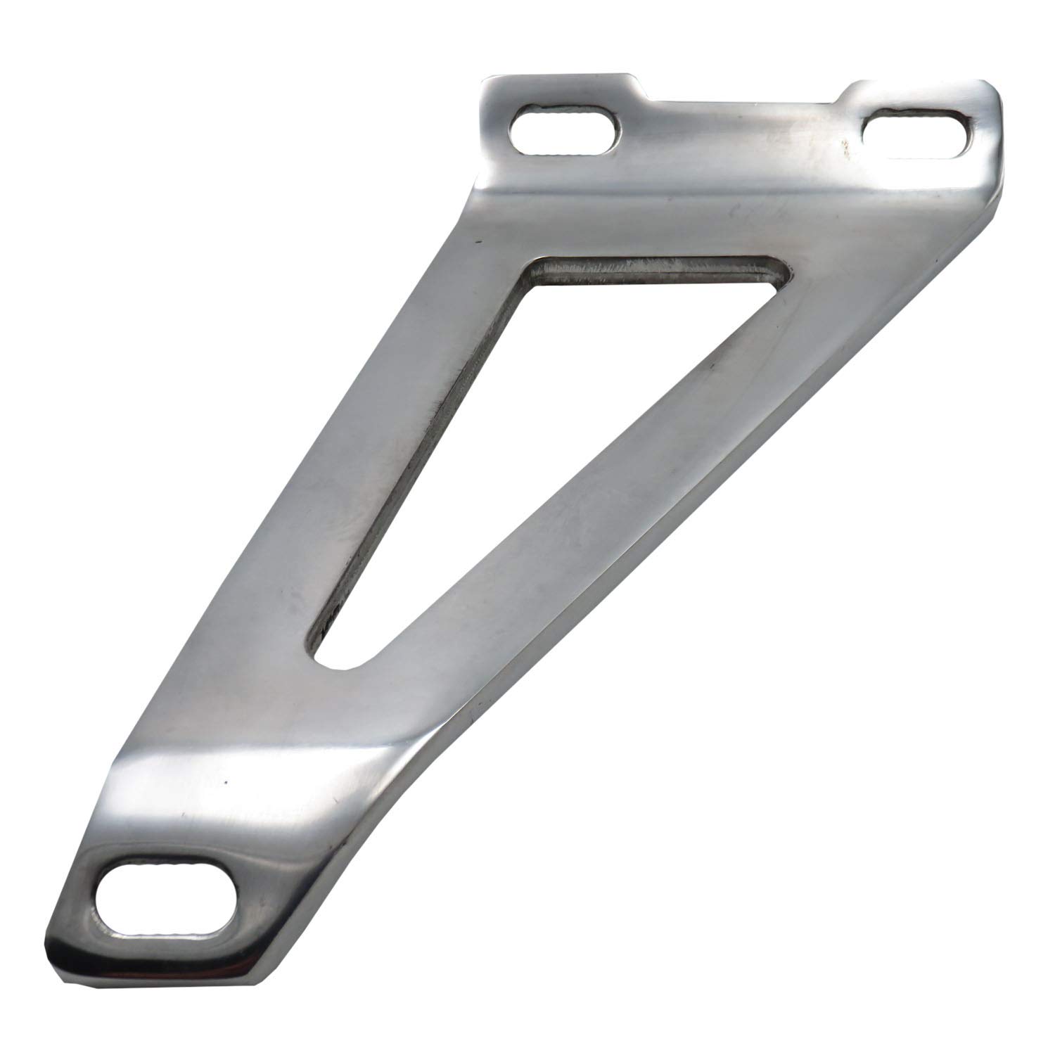 Motorhead Aluminum Bracket Muffler Stay Silencer Stay Silencer Bracket Universal Motorcycle (Silver)