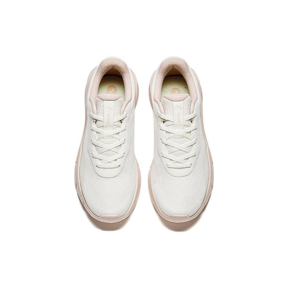 Anta Cushioning Slip Resistant Abrasion Resistant Low Top Training Shoes Women's White Gray 922347792-2