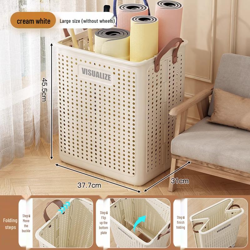 

Кошик-органайзер на колесах для килимка для йоги та спортивного інвентарю