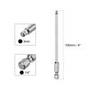 1/2/3pcs Ball End Hex Screwdriver Bit Set  1.5/2/2.5/3/4/5/6/8/10mm Size 1/4" Hex Shank 100mm (4") Long Magnetic Ball Head Bits