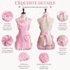 Waterproof Ruffle Apron with Pockets Nail Salon Apron Kitchen Cooking Apron  Gardening