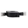 1pc New 1m 2m Adjustable Retractable CAT6 RJ45 Lan Network Cable Cord Black